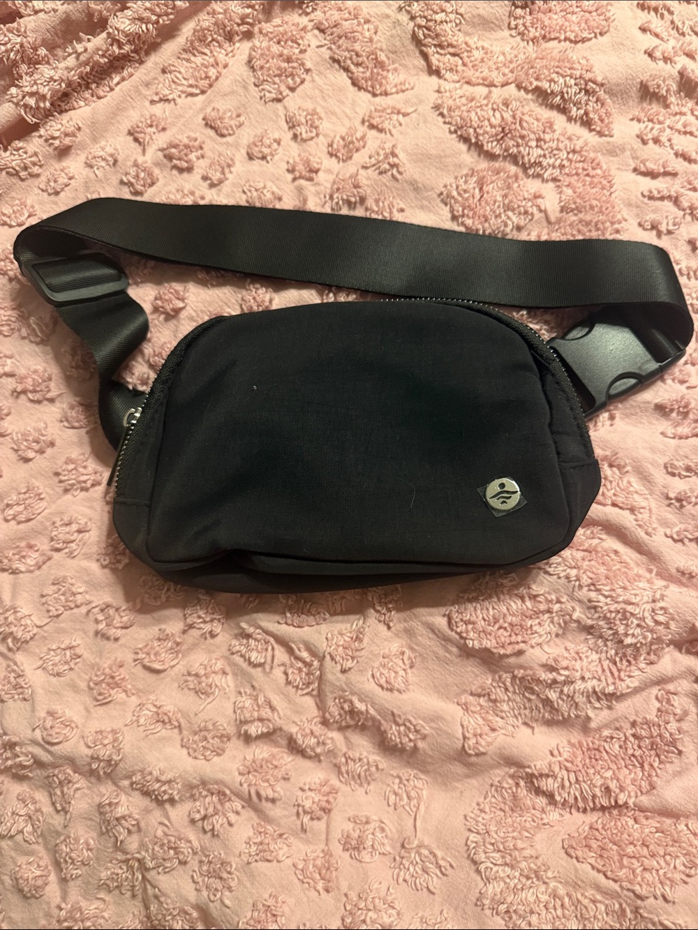 Black Women or Men's Crossbody Waist Bag - Minimalist Everyday Carry